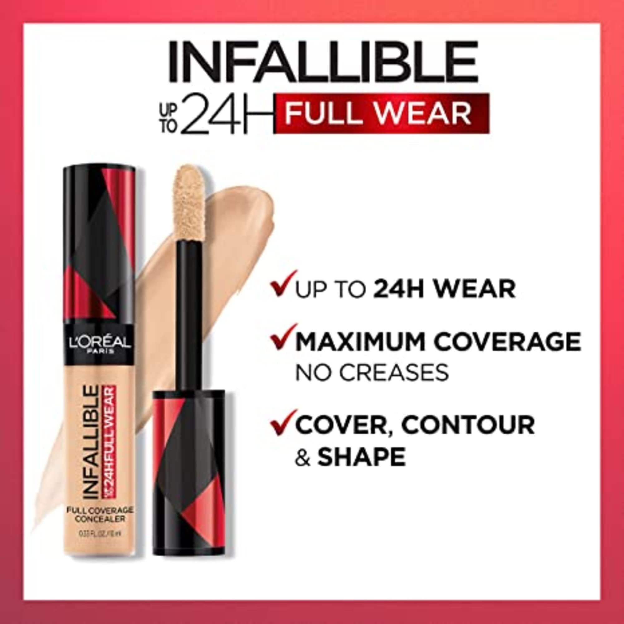  Che Khuyết Điểm Che Phủ Cao Bền Màu Đến 24H L'OREAL Infallible Pro-matte Full Coverage Concealer 24hr Wear 