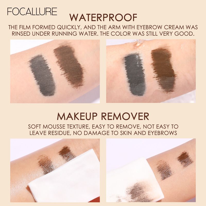 Mascara Chân Mày Lâu Trôi Không Thấm Nước FOCALLURE Fluffmax Tinted Brow Mascara | FA-152