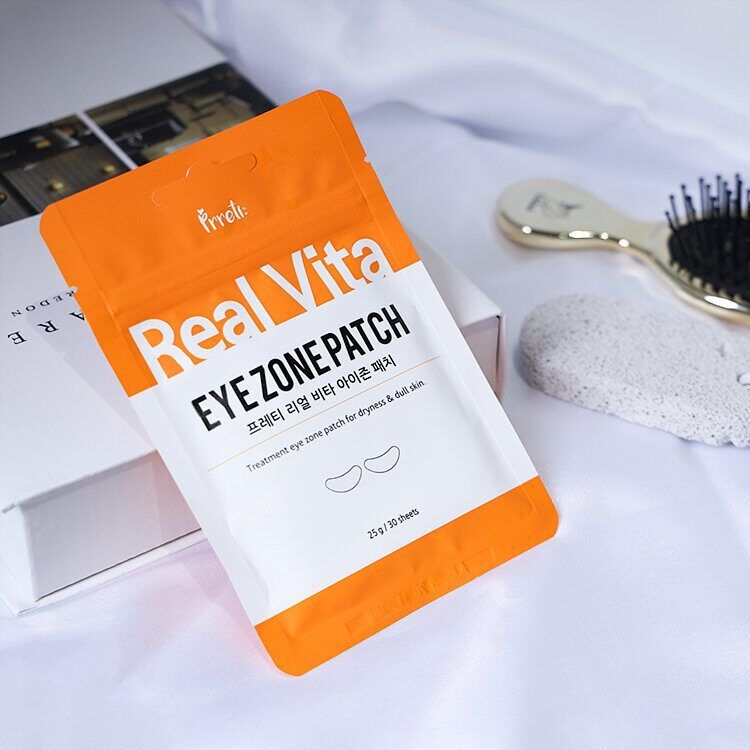  Mặt Nạ Làm Sáng Ngăn Ngừa Lão Hoá Vùng Mắt PRETTI Real Vita Eye Zone Patch - 30 miếng 