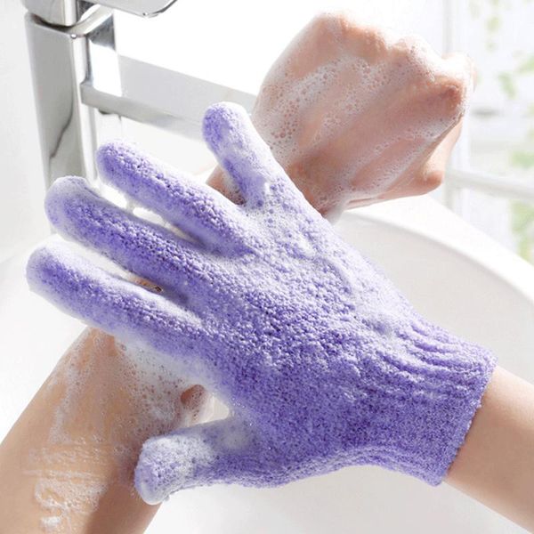  Găng Tay Tắm Tẩy Tế Bào Chết Scrubber Glove Features Nội Địa Trung 