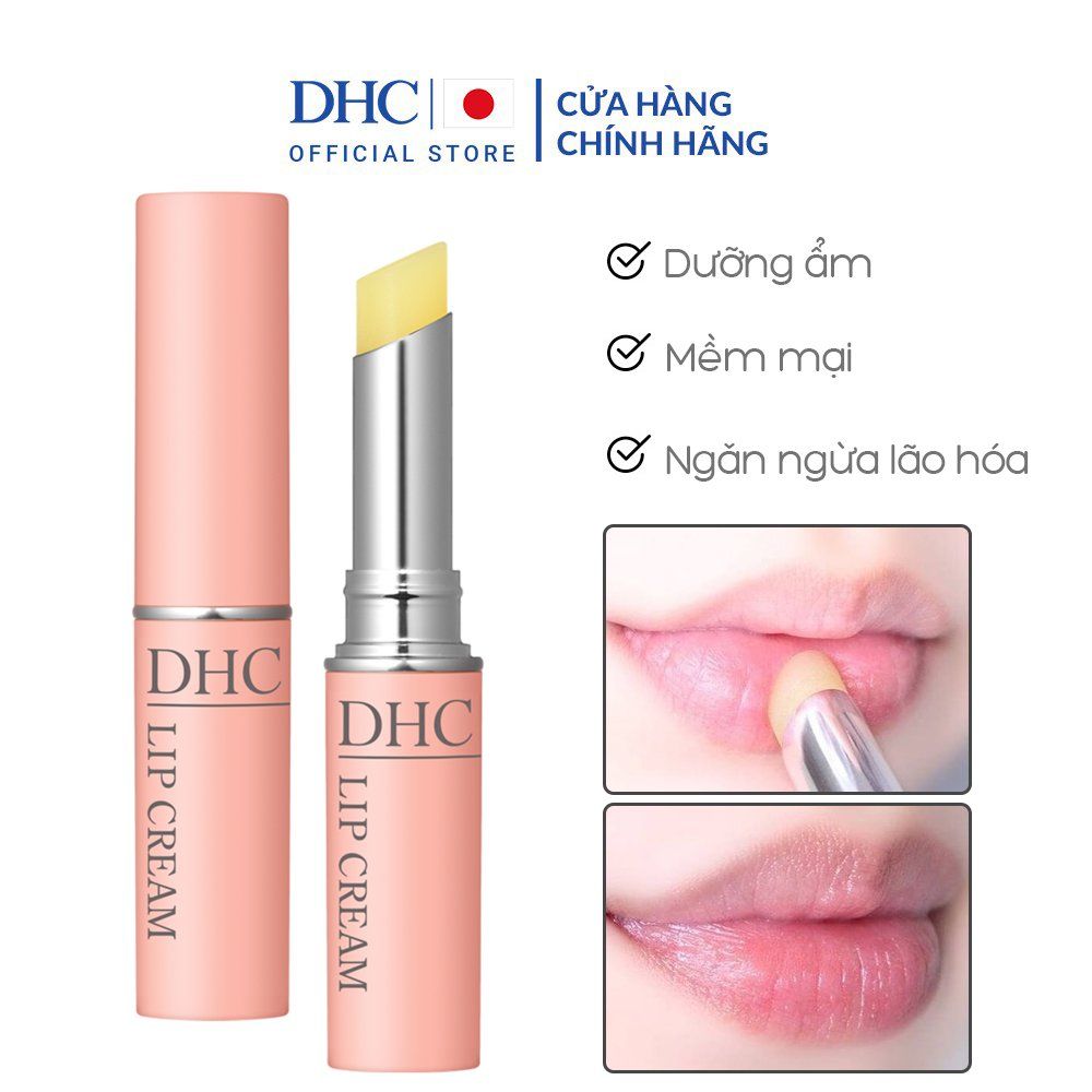  Son Dưỡng Môi Không Màu Hỗ Trợ Giảm Thâm Môi DHC Lip Cream 