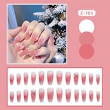  Hộp 24 Móng Tay Giả Đính Hạt, Đá Nails Box Cao Cấp Nội Địa Trung Kèm Keo Dán + Dũa Móng 