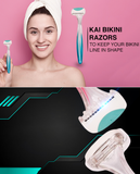  Set 2 Dao Cạo Vùng Bikini Chuyên Dụng KAI Line Razor Nhật Bản 