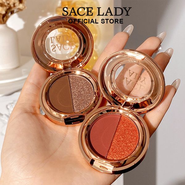  Phấn Mắt 2 Màu Ngọc Trai Không Trôi SACE LADY Makeup Eyeshadow Nội Địa Trung 