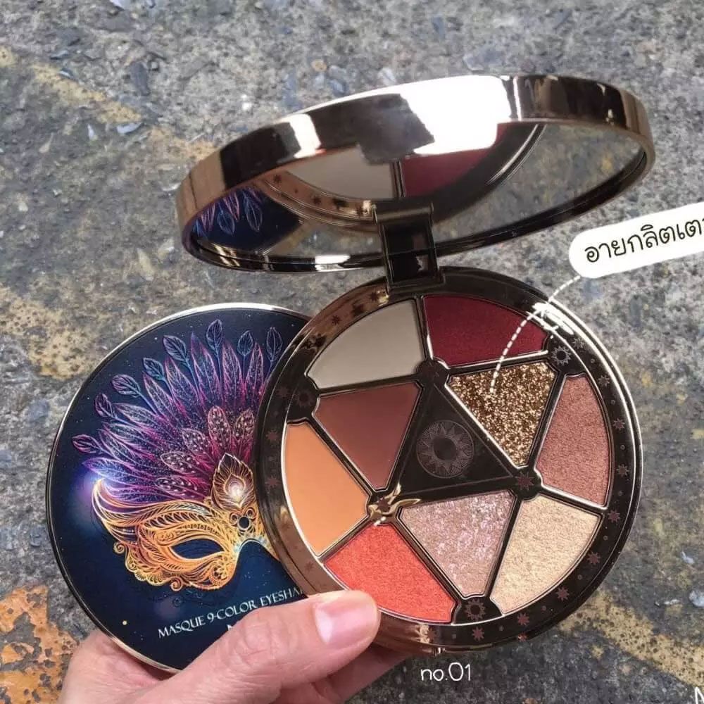 Màu Nee Cara Be Colorful Carnival 9 Color Eyeshadow Palette