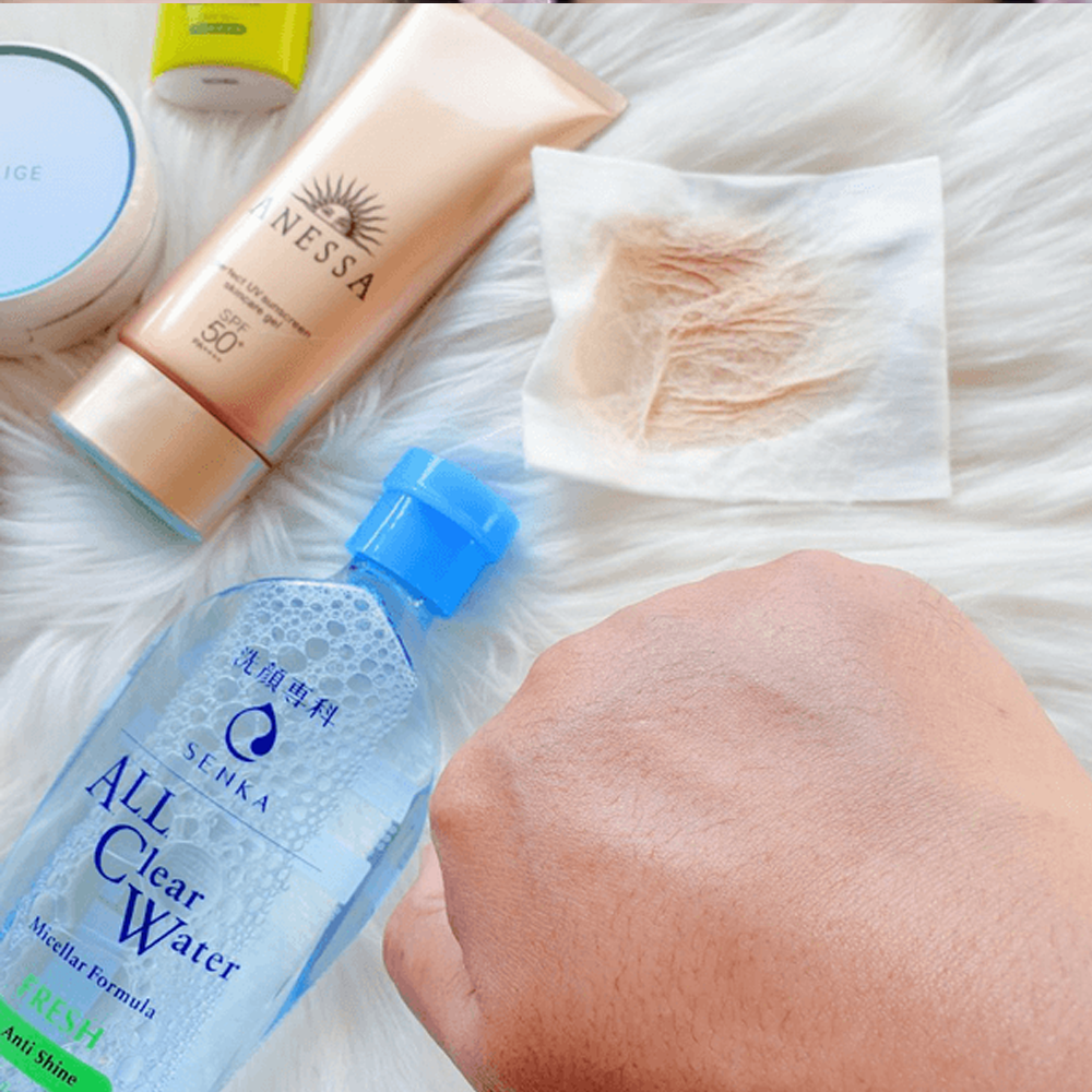 Nước tẩy trang Senka A.L.L.Clear Water Fresh Anti Shine (70ml)