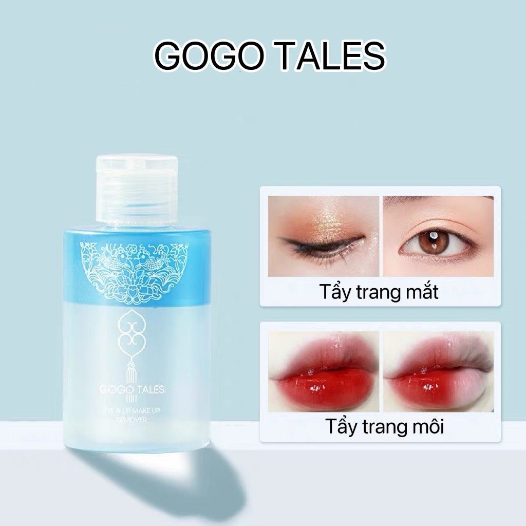  Tẩy Trang Mắt Môi GOGO TALES Clean Eye And Lip Make Up Remover 