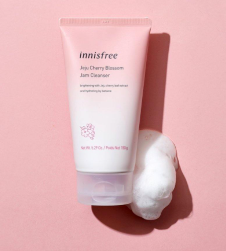 Gel Rửa Mặt Tạo Bọt Innisfree Jeju Cherry Blossom Jam Cleanser 150g