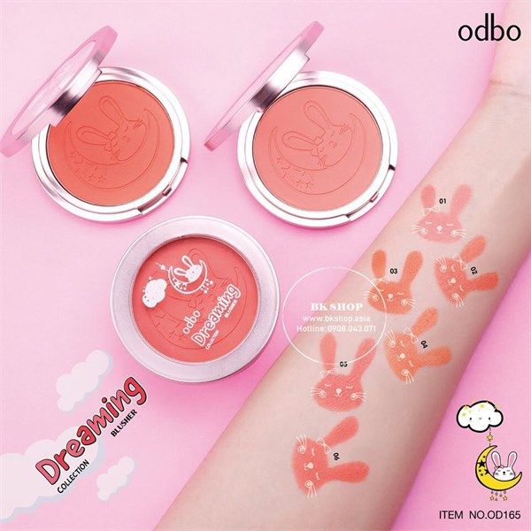 Phấn Má Hồng Odbo Dreaming Collection Blush OD165