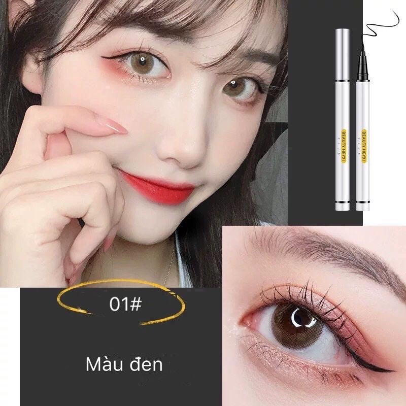  Bút Kẻ Mắt Nét Mảnh Chống Trôi BEAUTY HEYXI Liquid Eyeliner Nội Địa Trung 