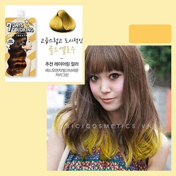 Thuốc nhuộm tóc Missha 7 Days Coloring Hair Treatment