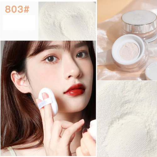  Phấn Bột Kiềm Dầu, Không Thấm Nước GOGO TALES Koi Play Lotus Loose Powder 