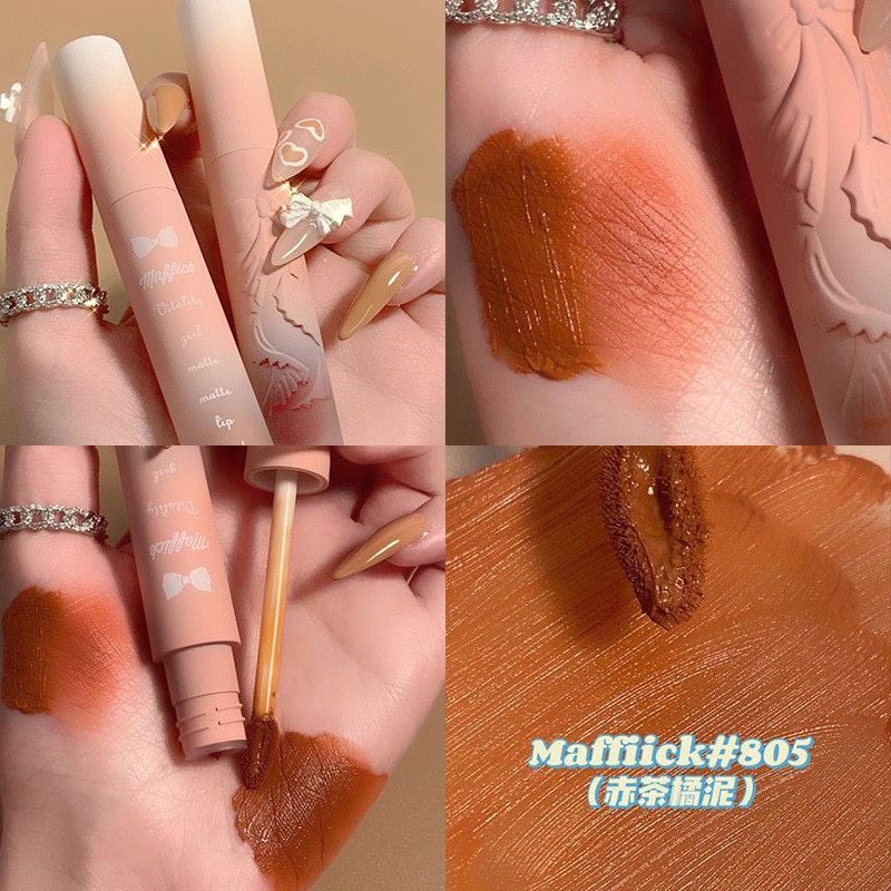  Son Kem Bùn MAFFICK Đính Nơ Vitality Girl Matte Lip Mud 