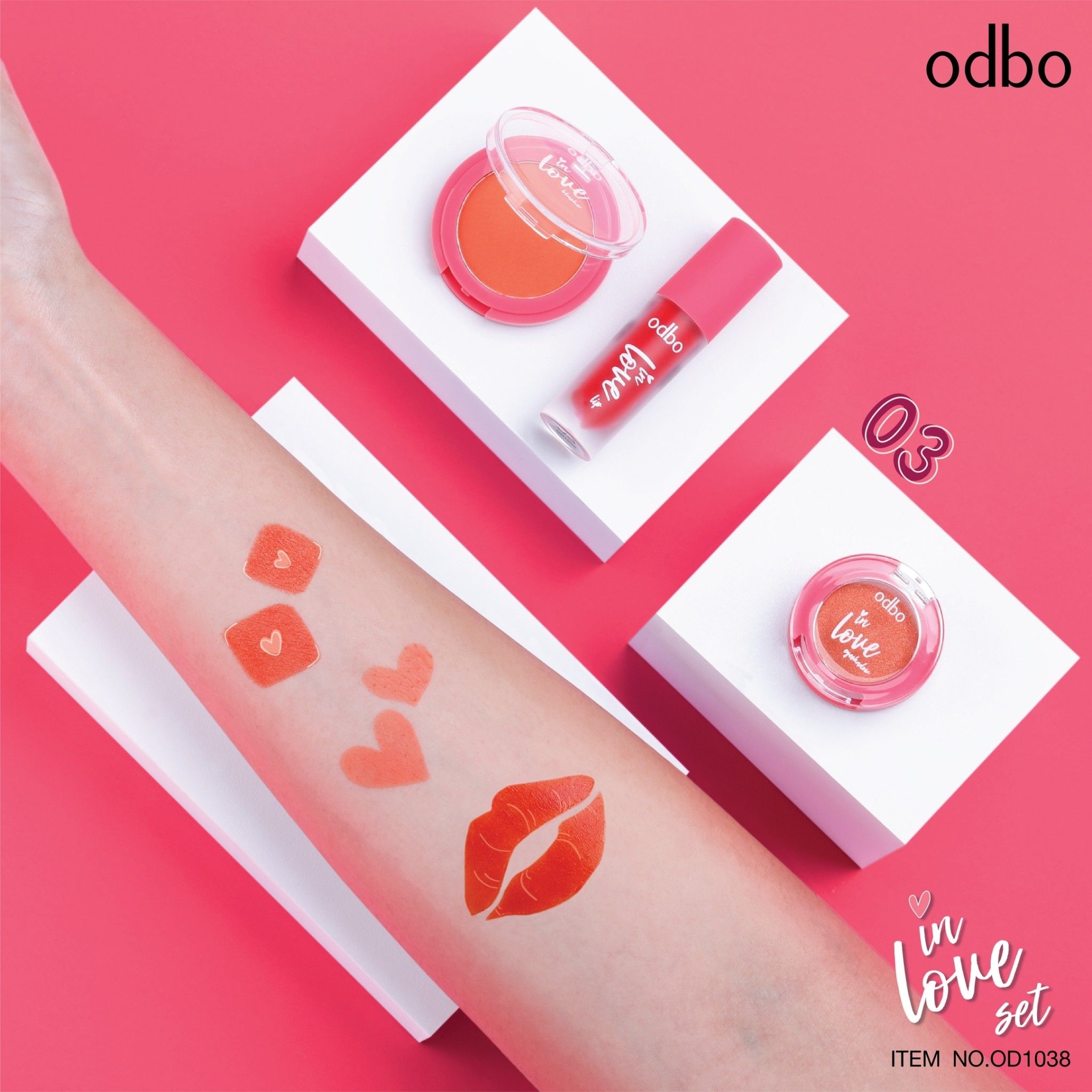 Set Trang Điểm Odbo In Love Set OD1038