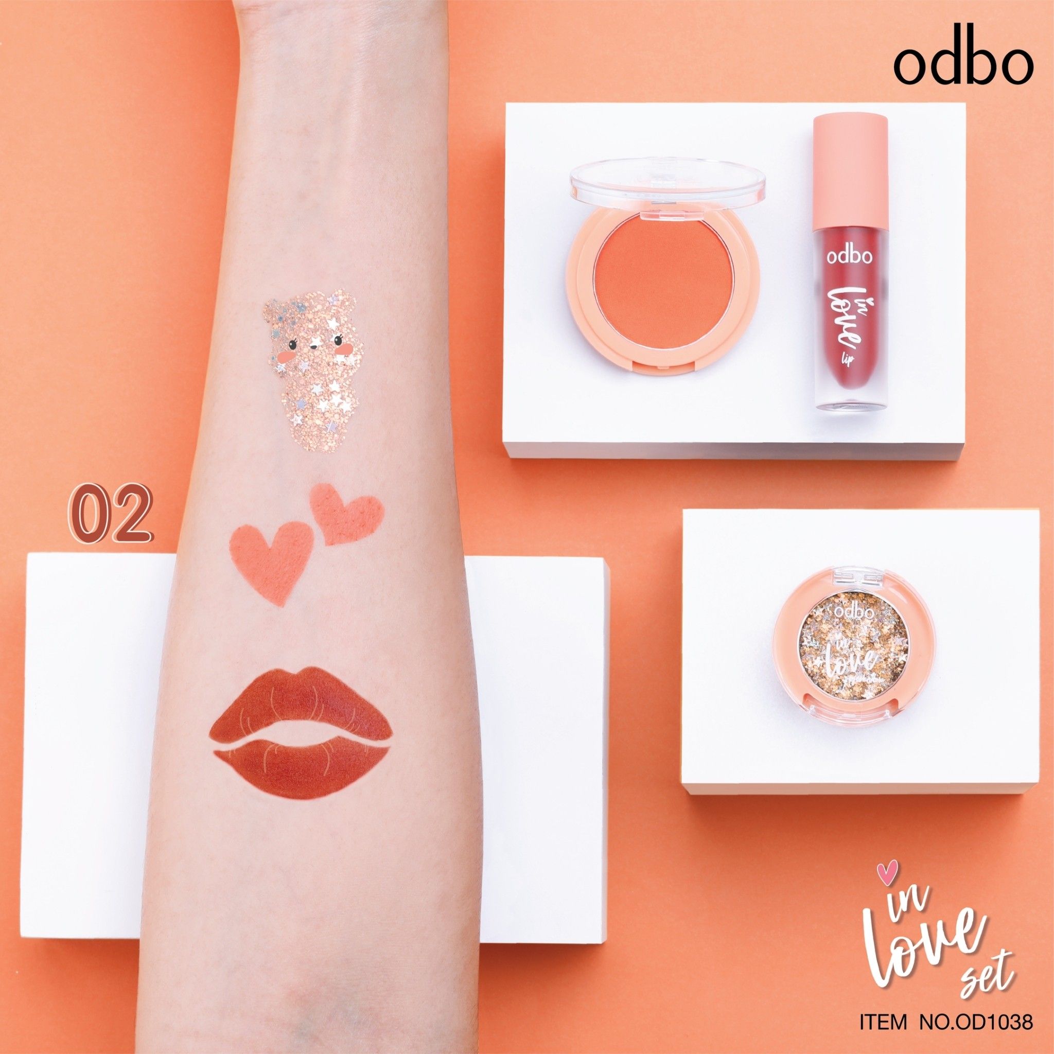 Set Trang Điểm Odbo In Love Set OD1038