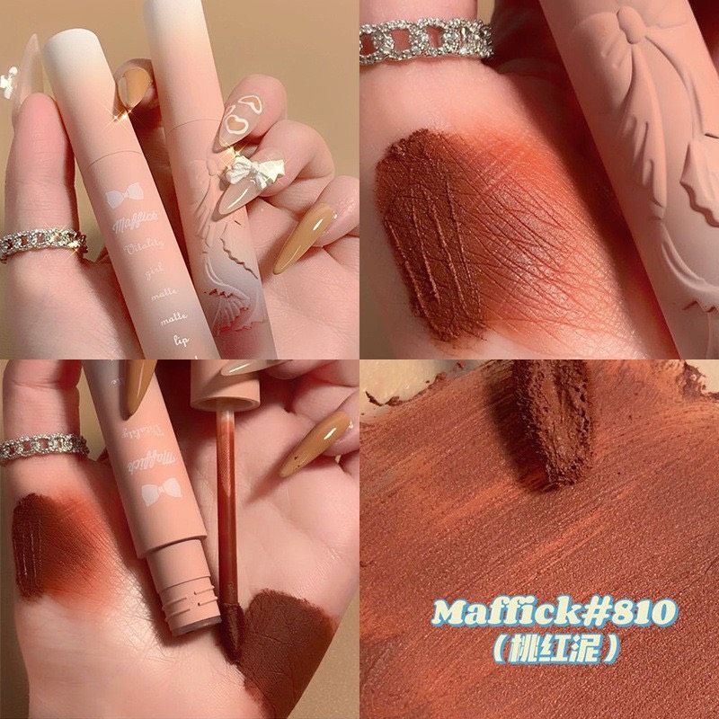  Son Kem Bùn MAFFICK Đính Nơ Vitality Girl Matte Lip Mud 