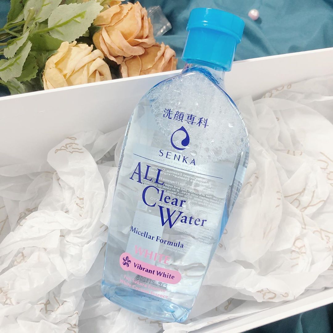 Nước Tẩy Trang Senka Micellar All Clear Water Micellar Formula White 230ml