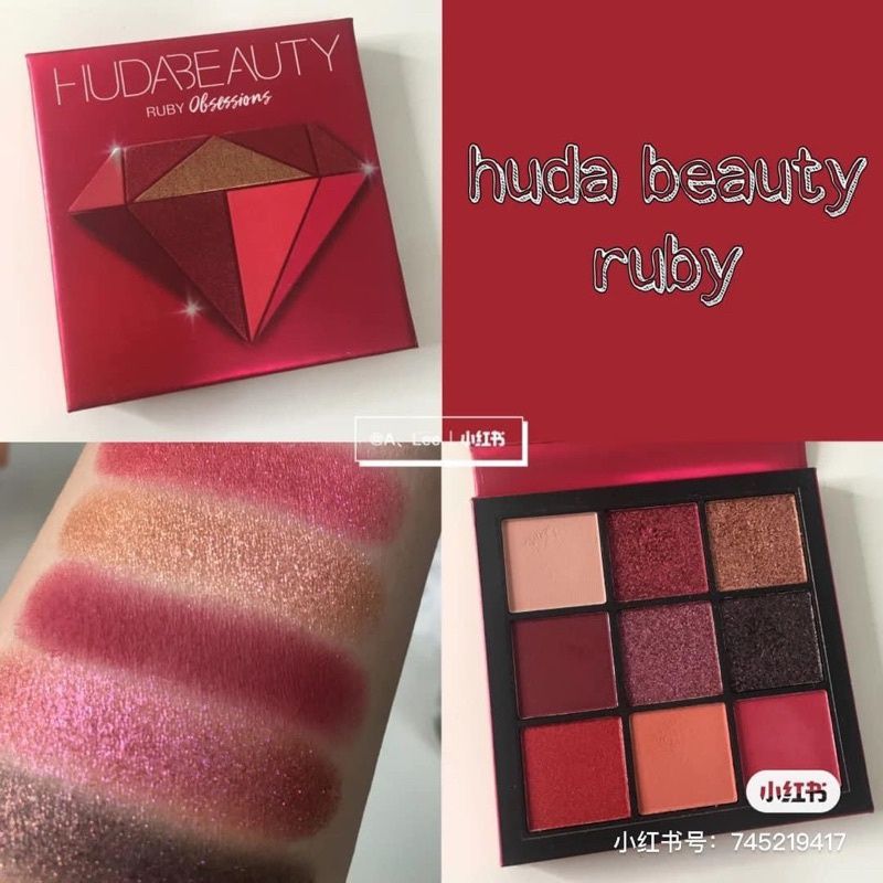  Bảng Mắt 9 Ô HUDA BEAUTY OBSESSIONS Eyeshadow Palette 