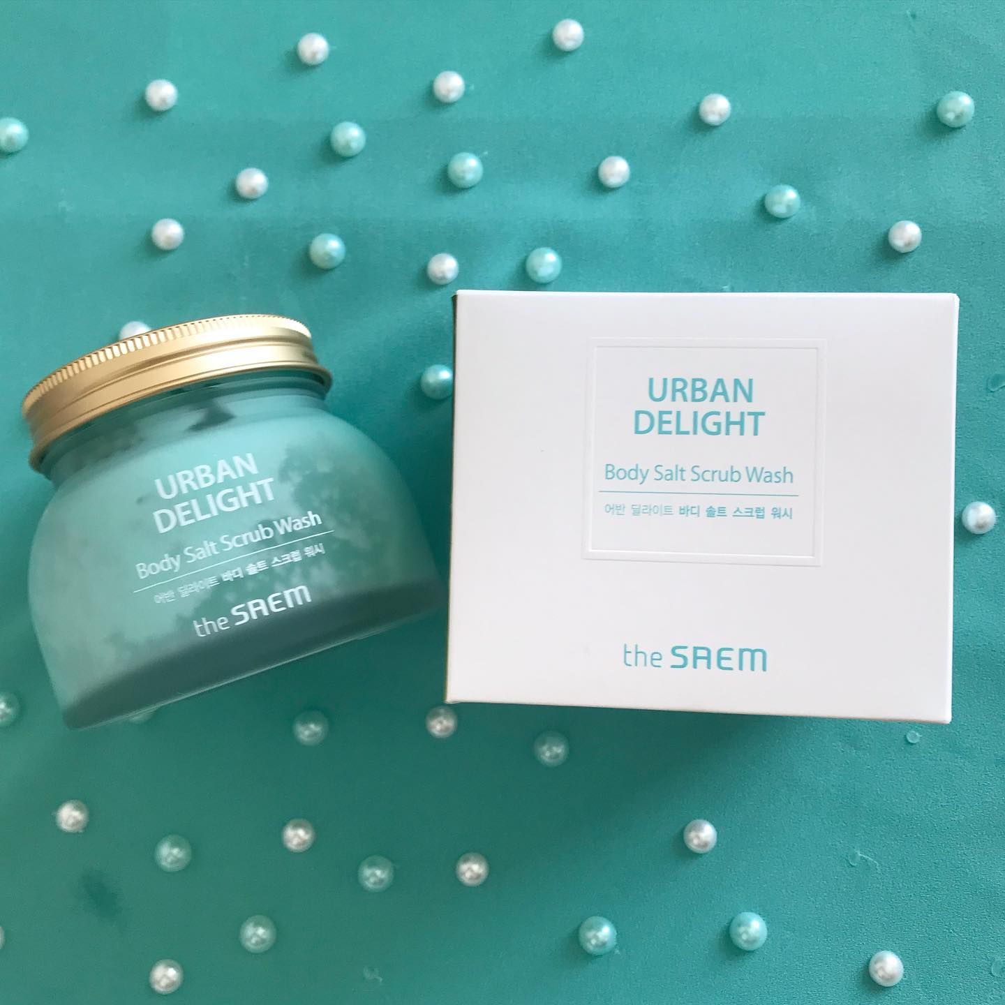 Kem dưỡng thể tẩy tế bào chết The Saem Urban Delight Body Salt Scrub Wash