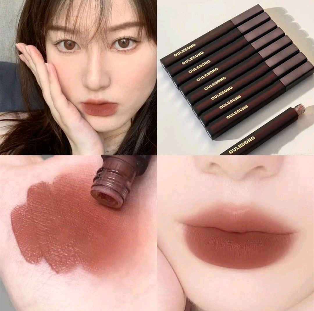  Son kem đen dải ngân hà OULESONG LIP GLAZE Nội Địa Trung 