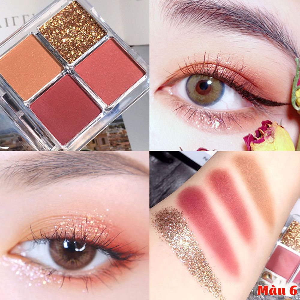 Phấn mắt nội địa trung Lameila 4 ô