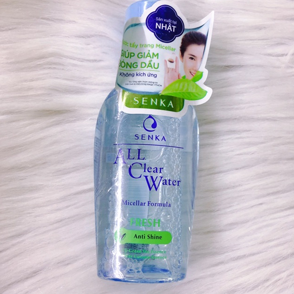 Nước tẩy trang Senka A.L.L.Clear Water Fresh Anti Shine (70ml)
