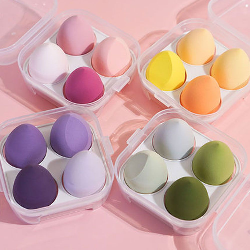 Set 4 Mút Trang Điểm Hình Giọt Nước Nội Địa Trung Chính Hãng