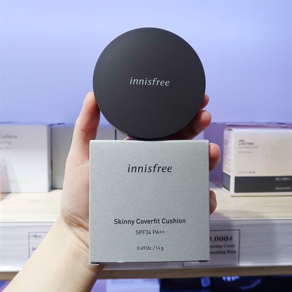 Phấn nước Innisfree Skinny Coverfit Cushion SPF34 PA++ - NO.21