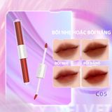  Son Kem Lì Không Trôi 2 Trong 1 FOCALLURE Multi-Color 2-in-1 Lipstick & Lip Gloss | FA327 