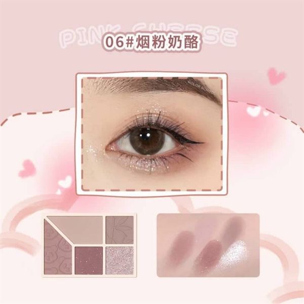  Bảng Phấn Mắt 5 Ô Gấu Trúc COLOR SCHOOL Little Panda Eyeshadow Pallete 