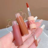  Son Kem 2 Đầu Lì-Bóng Mướt Môi CAPPUVINI Double Your Fun Lip Glaze 