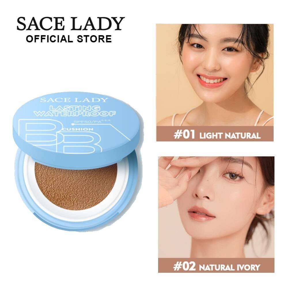 Phấn Nước Lâu Trôi Kiềm Dầu SACE LADY Lasting Waterproof BB Cushion SPF50+ PA+++