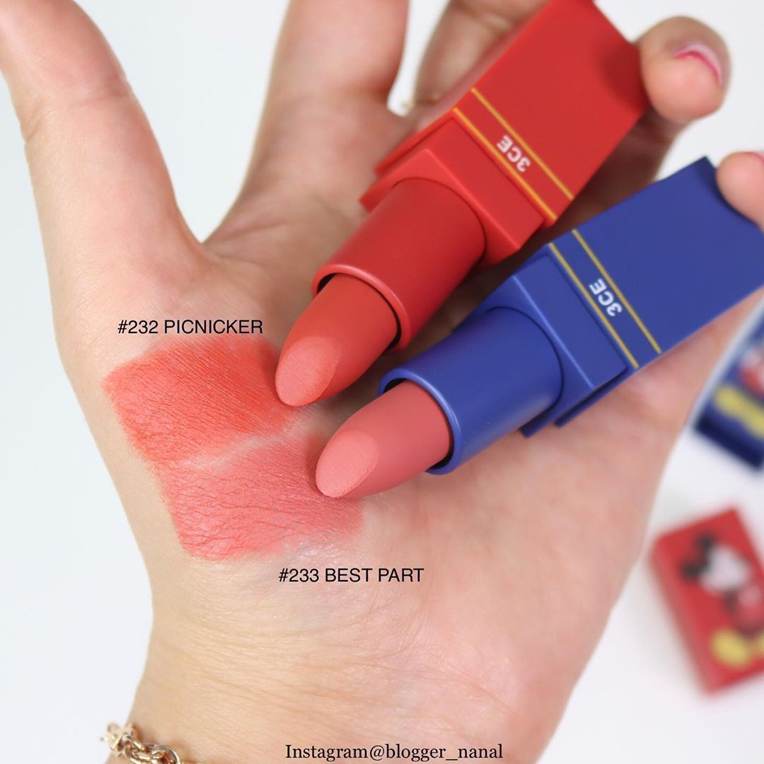  Son Thỏi 3CE Disney Lip Color 