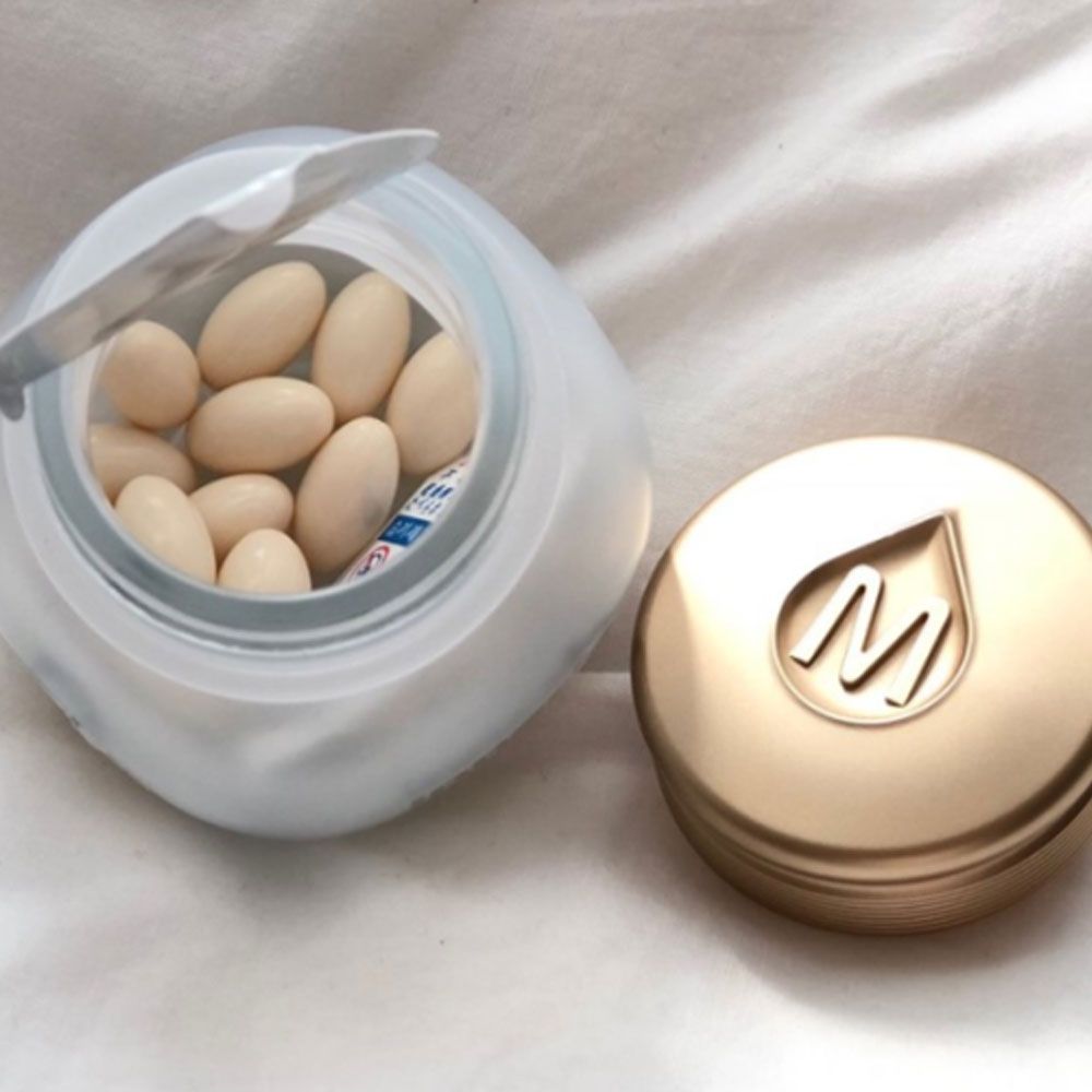 Viên Uống Cấp Nước Và Bổ Sung Collagen InnerB Aqua Rich Doubleup 70v (Tặng kèm túi Makeup)