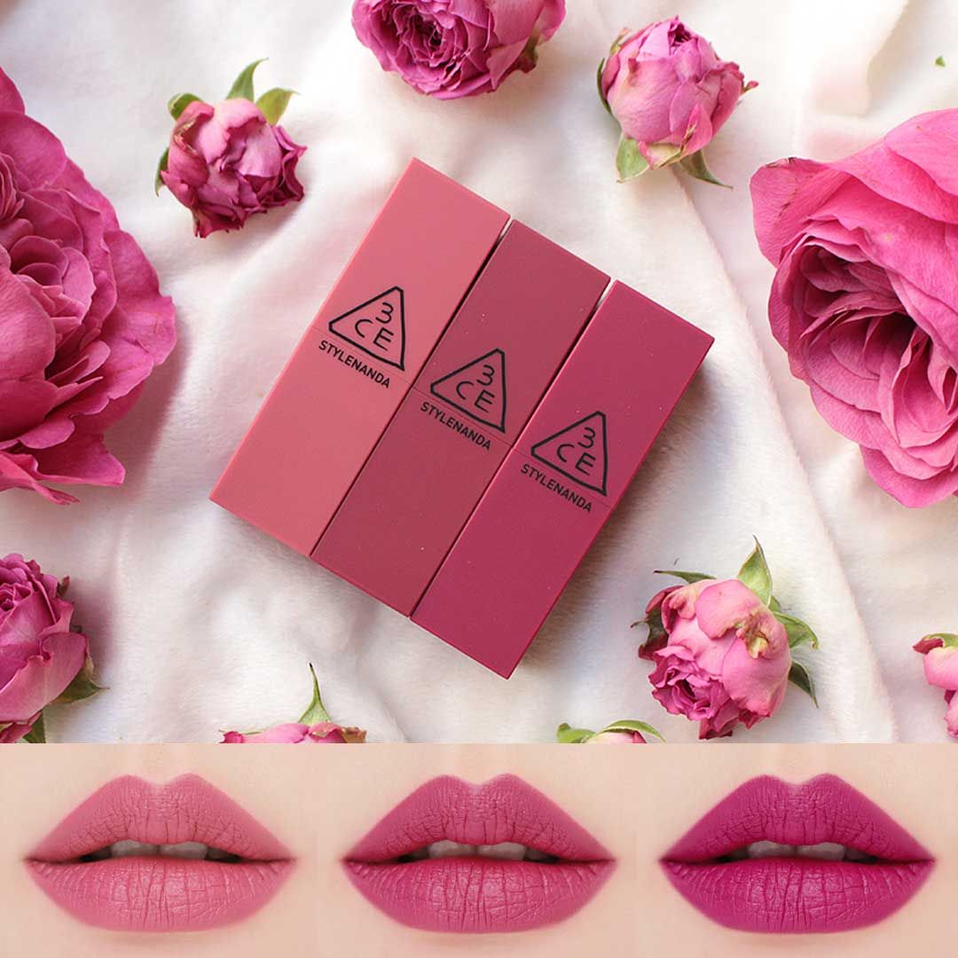 Son 3CE Matte Lip Color Tím