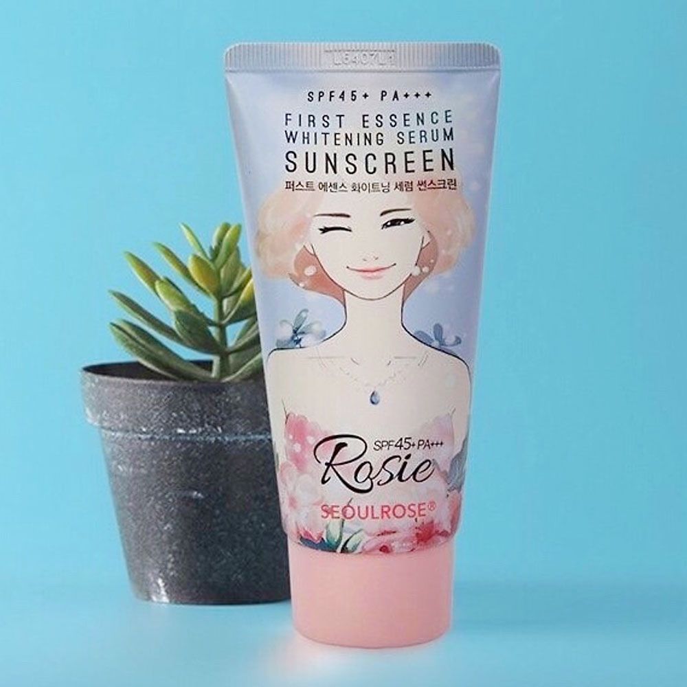 Kem chống nắng ROSIE SeoulRose First Essence Whitening Serum Sunscreen SPF45 PA+++