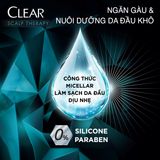  Dầu Gội, Kem Xả Cấp Nước Cho Tóc Clear Scalp Therapy Hydrating Micellar Anti Dandruff 380ml 