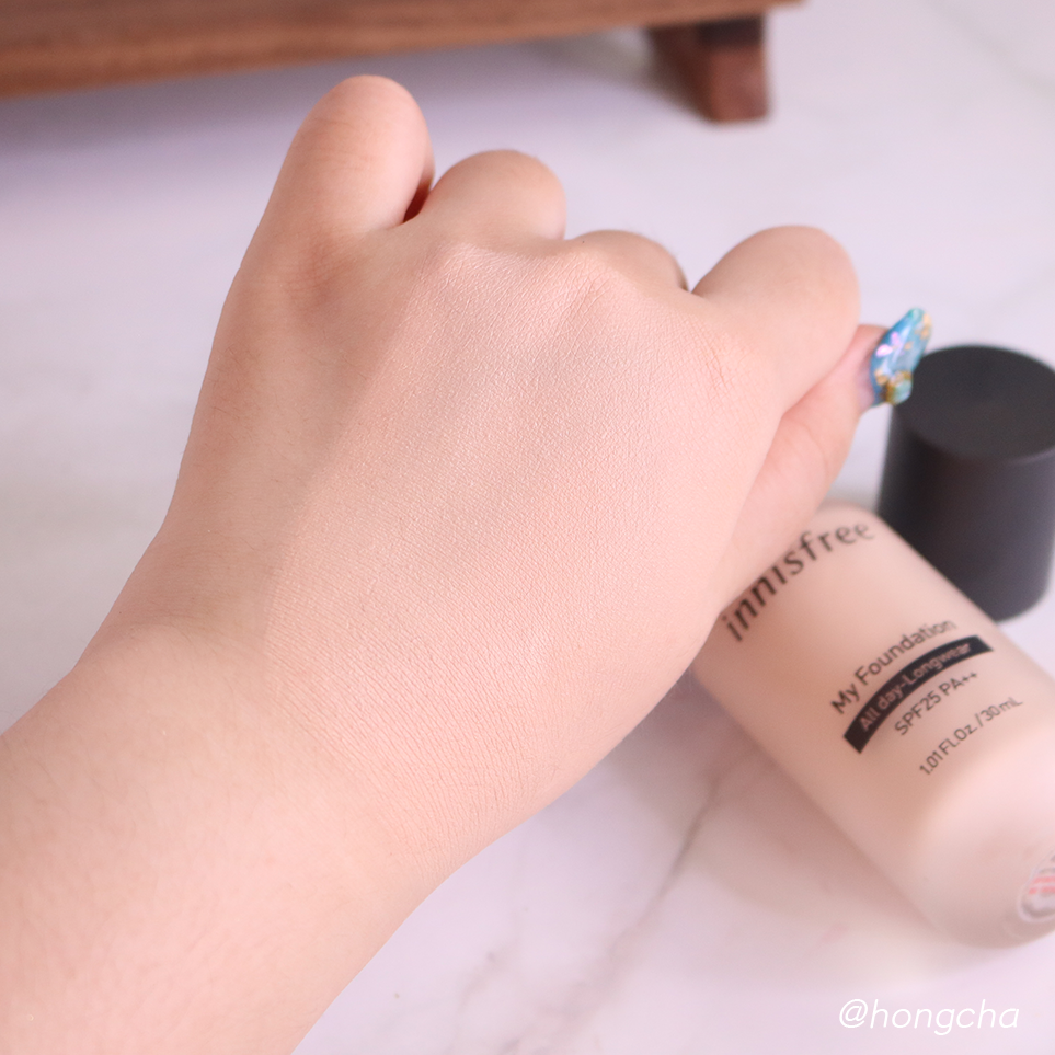 Sample Kem Nền Innisfree My Foundation All Day Long Wear SPF25/PA++