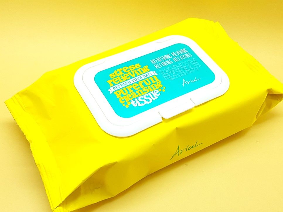 Khăn Giấy Tẩy Trang Ariul Stress Relieving Purefull Cleansing Tissue (15 Miếng)