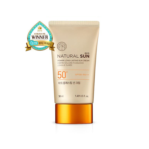 Kem Chống Nắng The Face Shop Natural Sun Eco Power Long Lasting