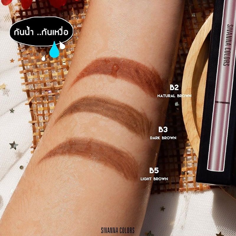 Chì Kẻ Mày Sivanna Colors Drawing Natural Automatic Eyebrow ES8007