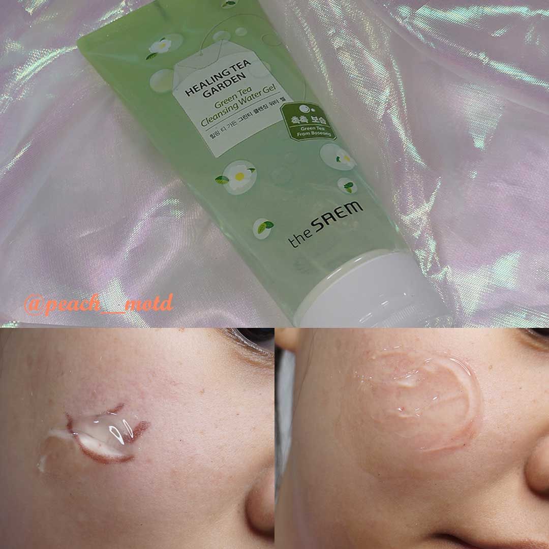 Sửa Rửa Mặt Dạng Gel The Saem Healing Tea Garden Green Tea Cleansing Water Gel 200ml