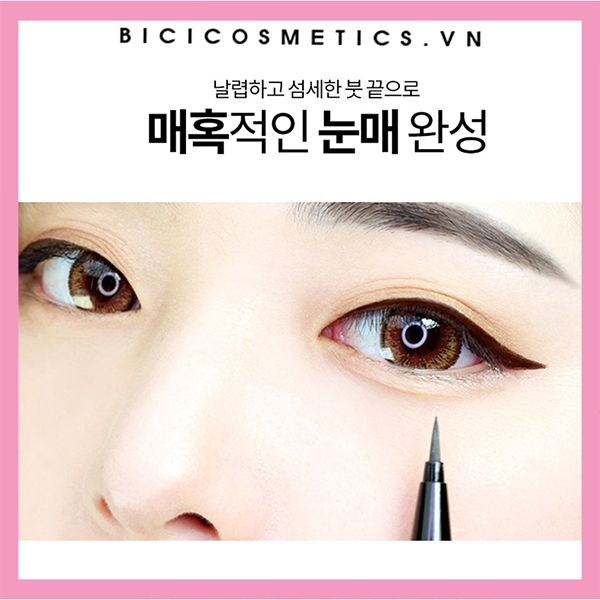  Kẻ Mắt Nước Milky Dress Barbie Make Brush Pen Eyeliner 