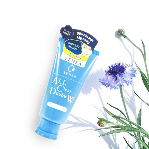 Sữa Rửa Mặt Tẩy Trang Senka All Clear Double Wash