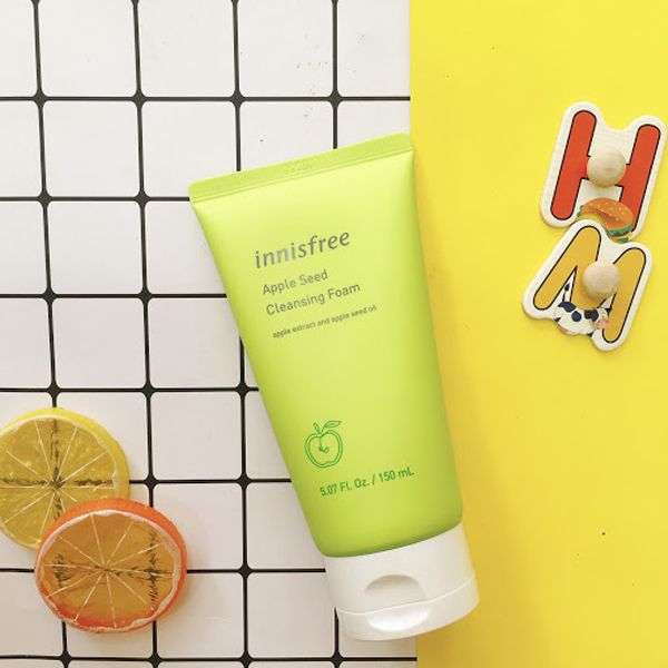  Sữa Rửa Mặt Táo Xanh Innisfree Apple Seed Deep Cleansing Foam 