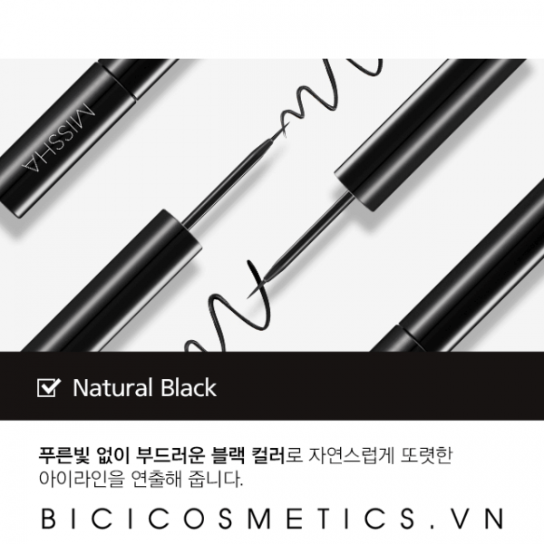  Kẻ Mắt Nước Missha The Style Liquid Sharp Eyeliner 