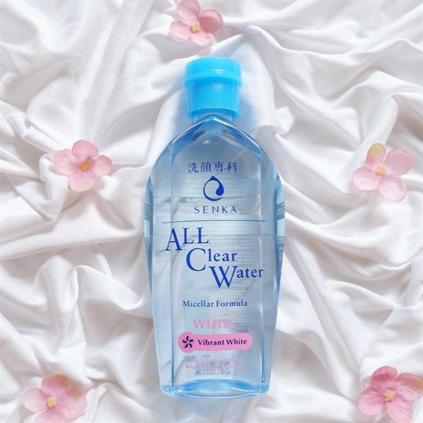 Nước Tẩy Trang Senka Micellar All Clear Water Micellar Formula White 230ml