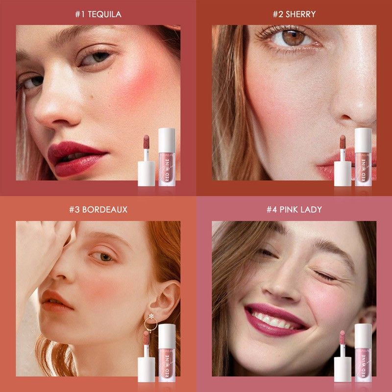 Má Hồng Kem FOCALLURE Hangover Red Wine Blusher | FA-89