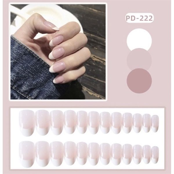(Update Liên Tục) Set 24 Móng Tay Giả Nails Box Kèm Keo Dán Nội Đia Trung