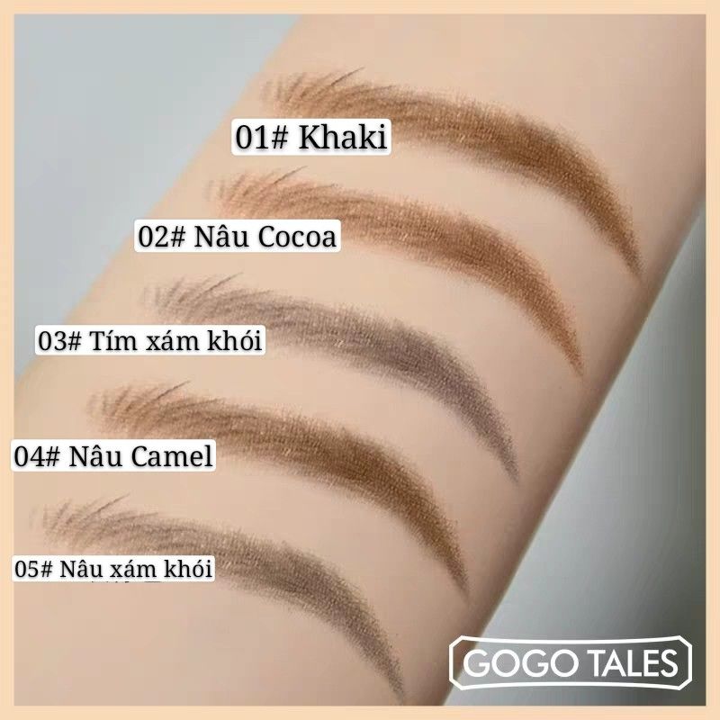 Chì Kẻ Mày 2 Đầu Gogo Tales Fine Triangle Brow Pencil NĐT
